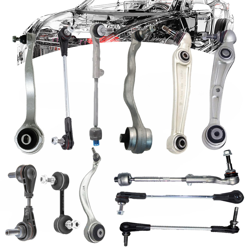 Parties de véhicules électriques à énergie nouvelle Barre de stabilisateur de tige avant inférieure droite / bras plié Assemblage pour BMW I4 (G26) 2022-